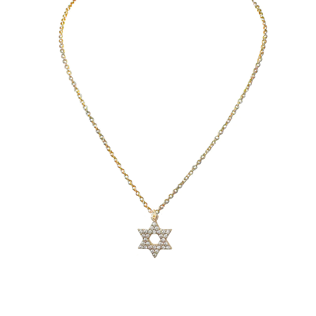 Laurie Star of David CZ Stunning Necklace