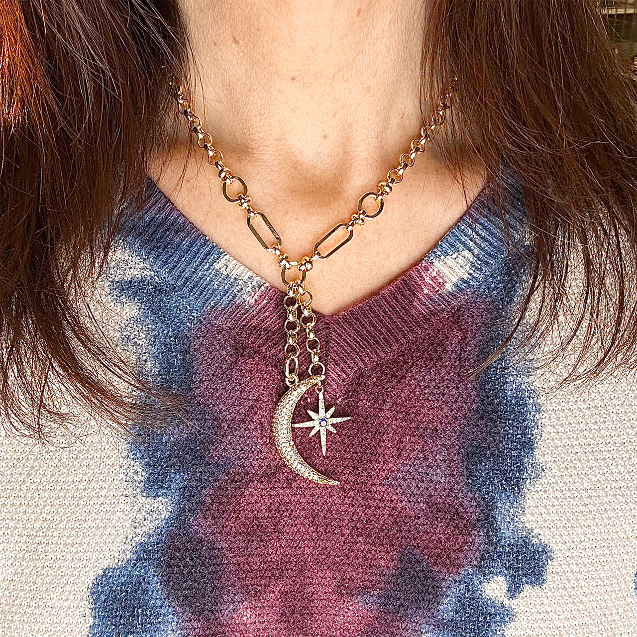 Brianna Moon & North Star Necklace