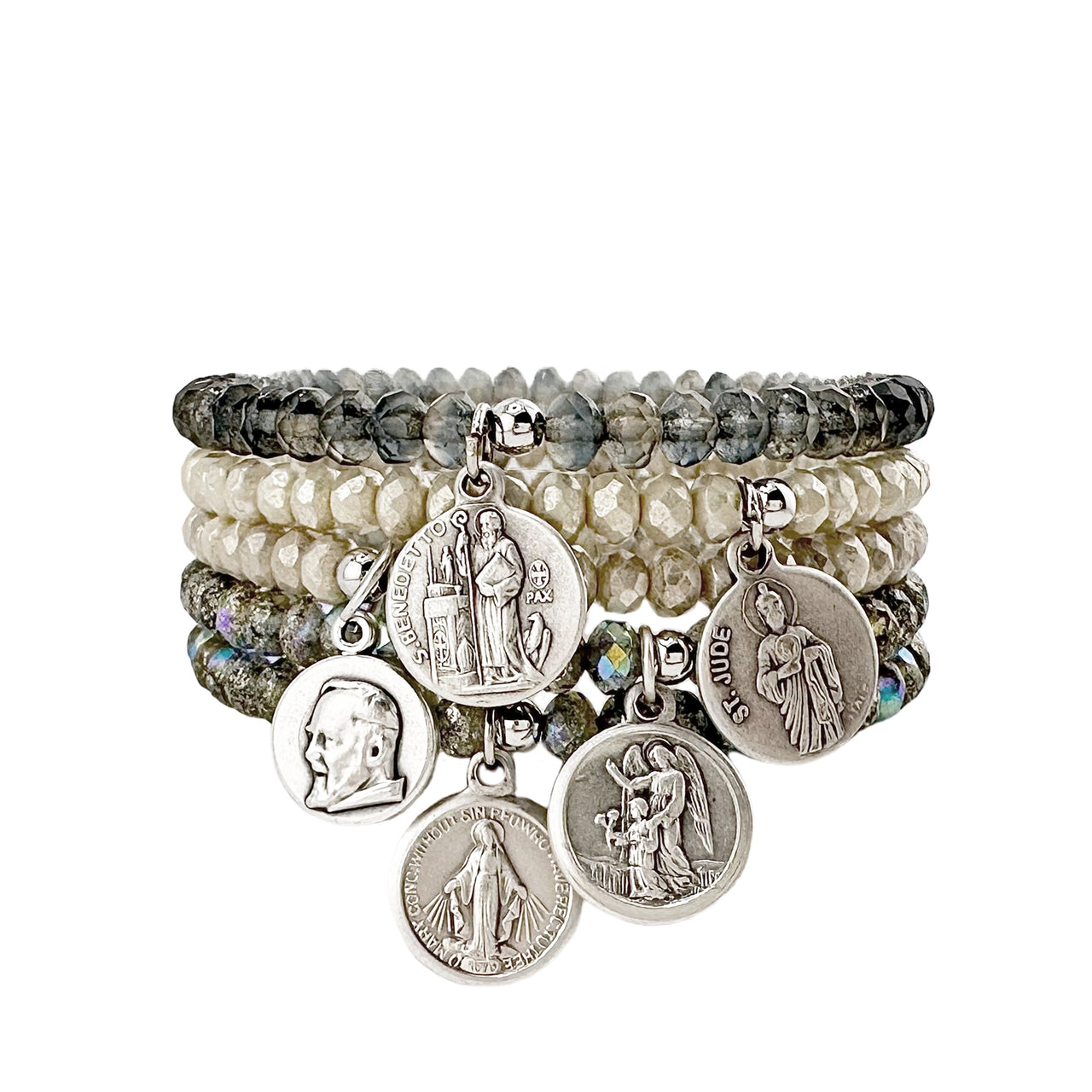 Harper Religious Collection of Crystal Bracelets