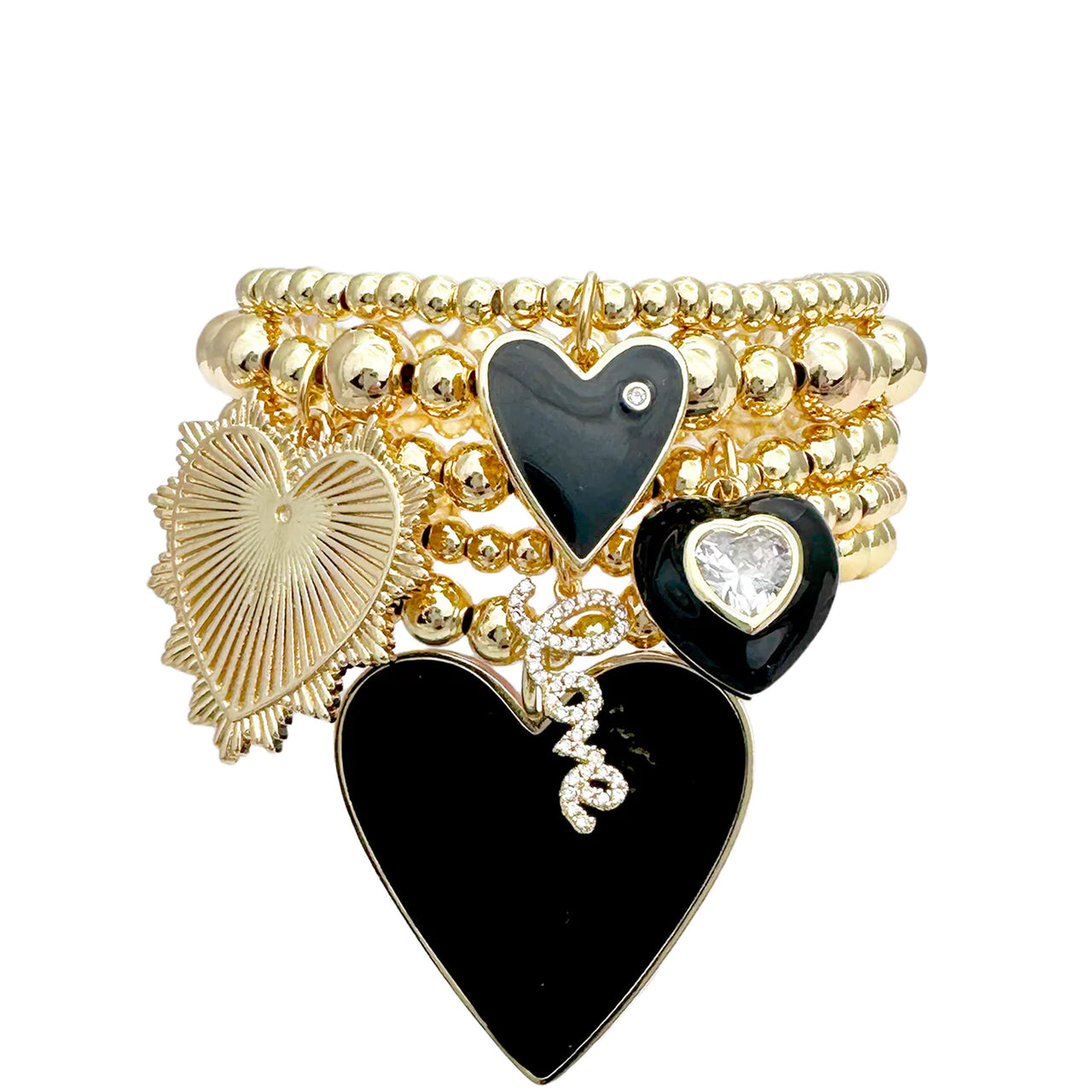 Nora Heart Charm Bracelet