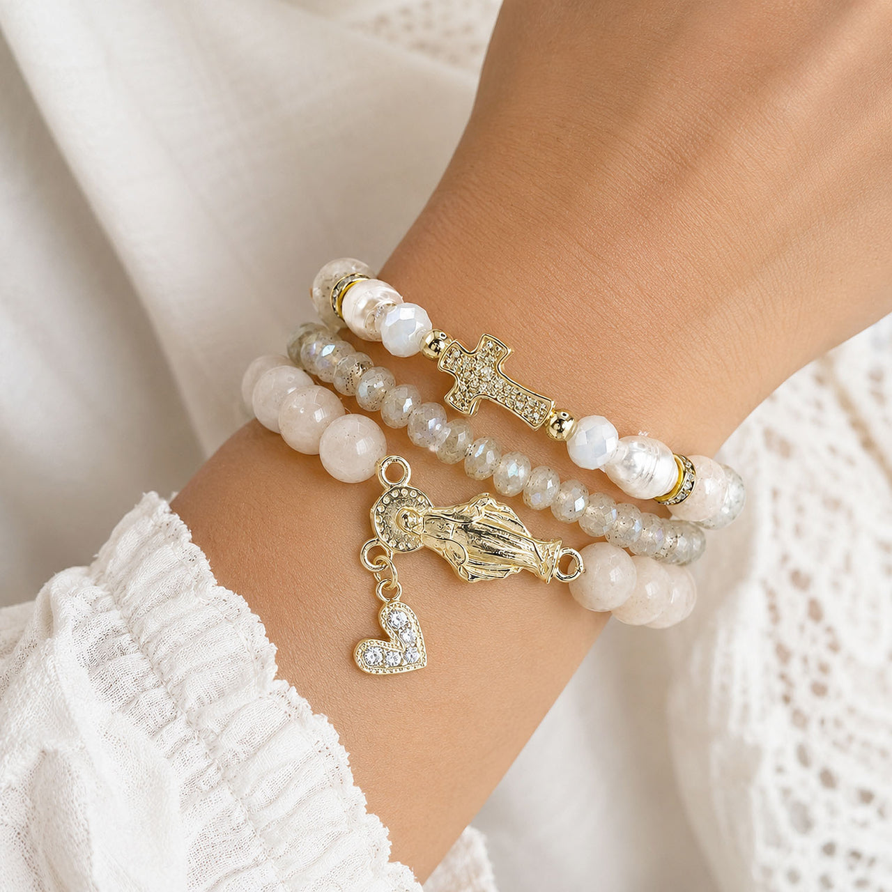 Madonna's Grace Bracelet Stack