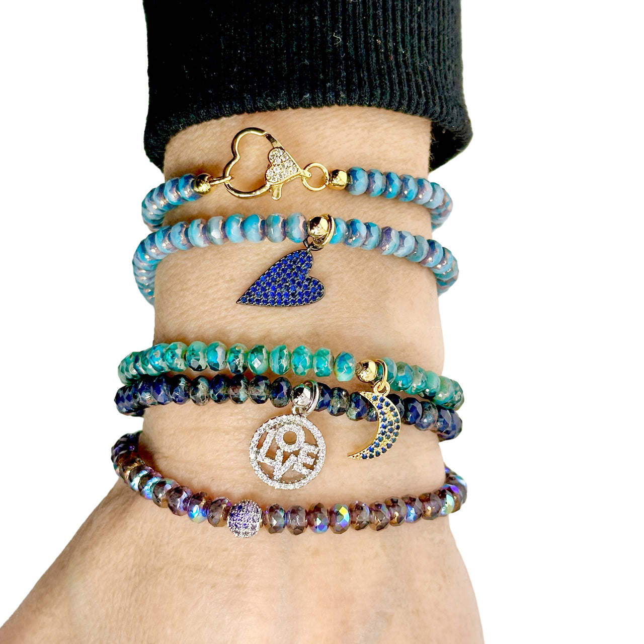Harper Love You To The Moon Collection of Bracelets
