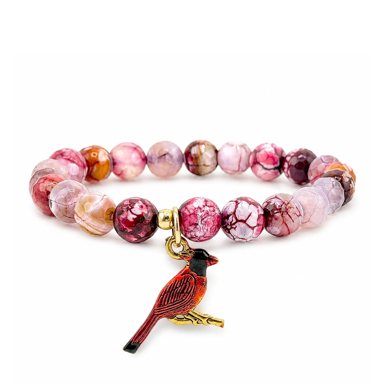 Scarlett Cardinal Gemstone Bracelet