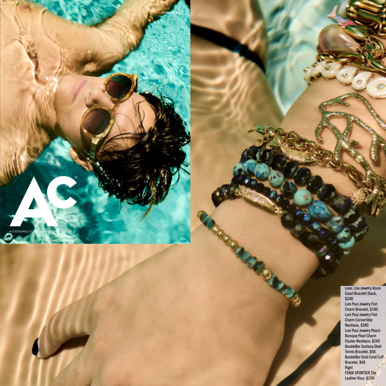 Azure Coast Bracelet Stack