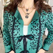 Alt: Model wearing Love Lisa Aimee Paperclip Heart Necklace pavé heart