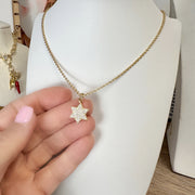 amy star of david necklace display gold and silver star pendant love lisa