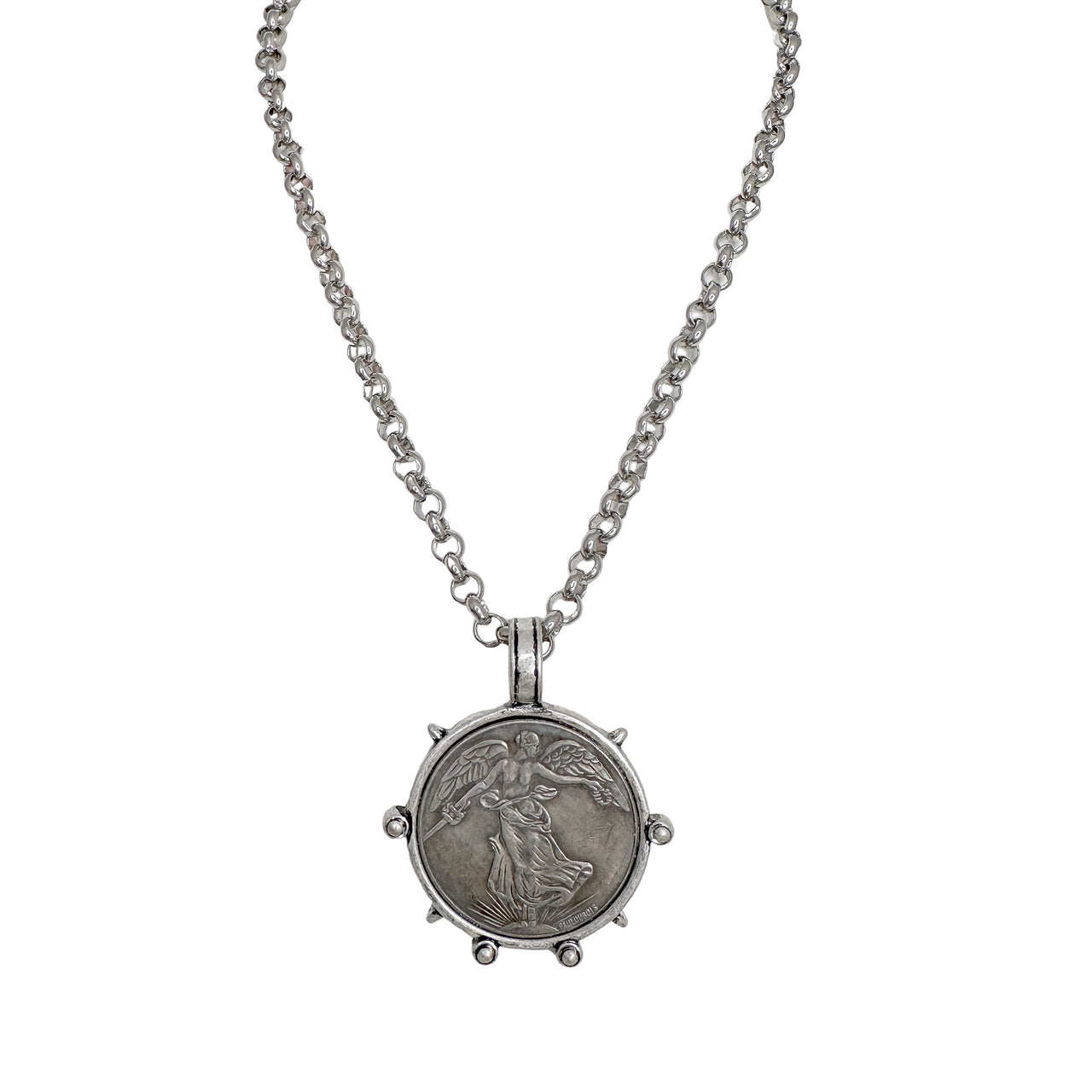 Eleanor Angelic Coin Necklace