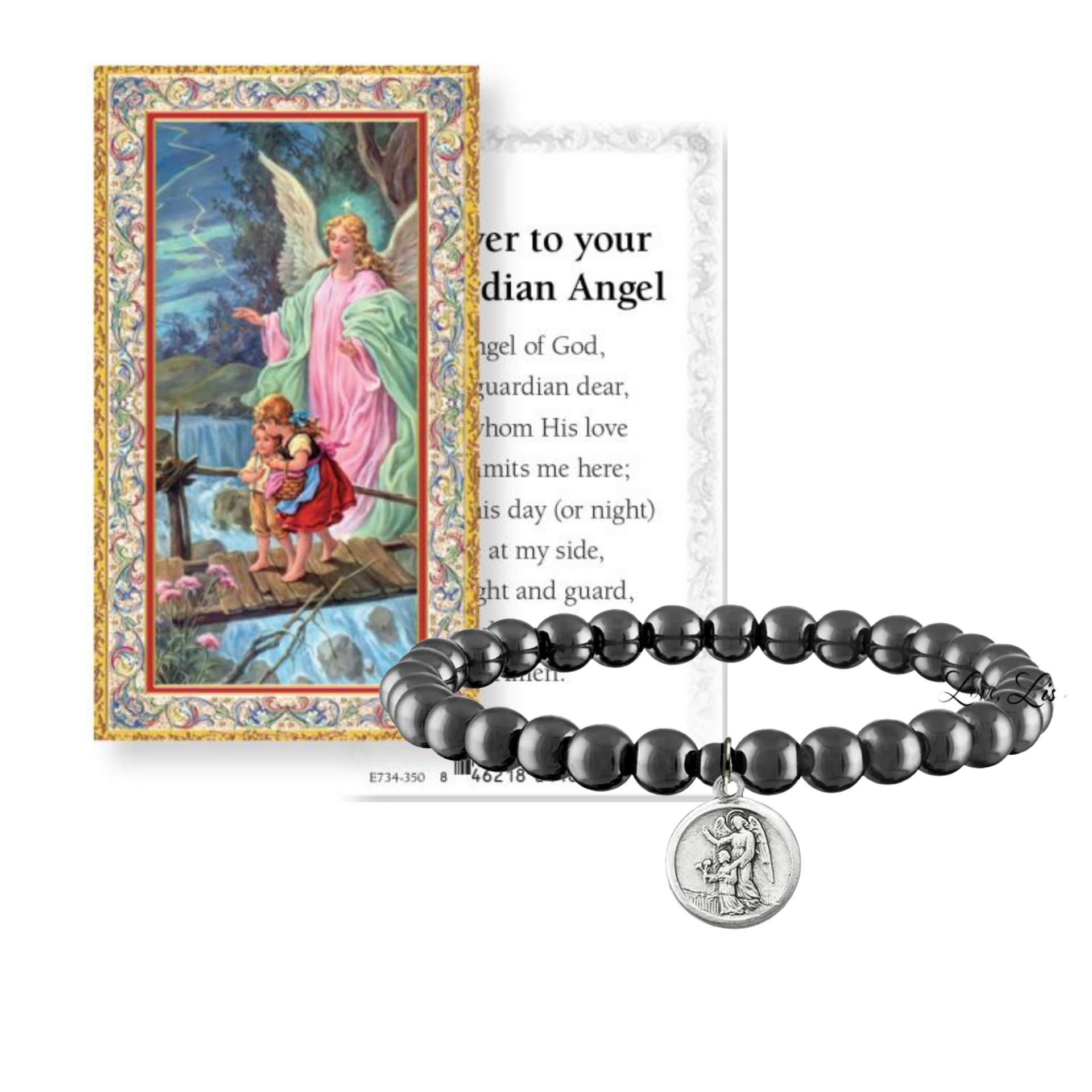 Love Lisa Anna Devoted Saints Bracelet Guardian Angel Catholic jewelry