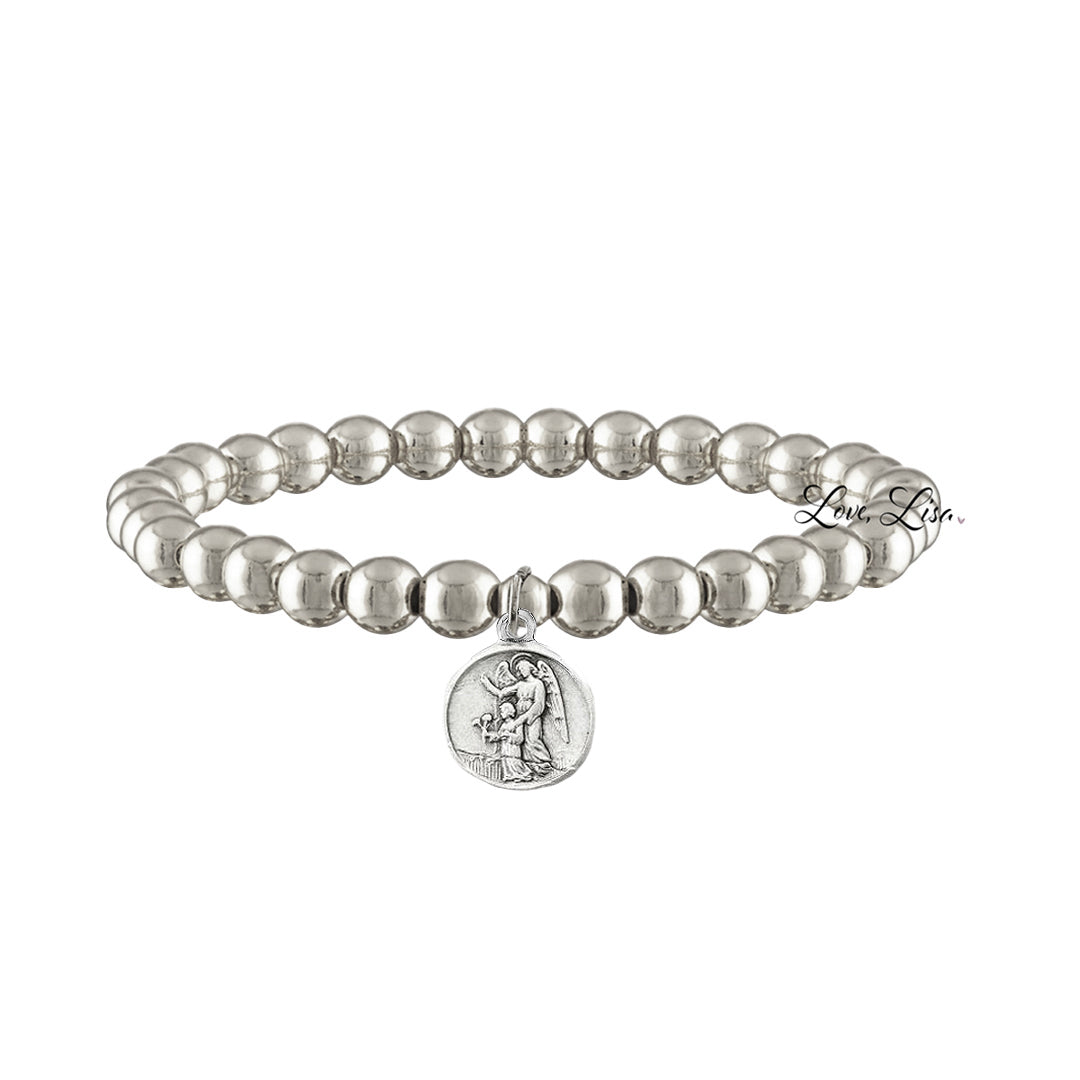 Love Lisa Anna Devoted Saints Bracelet Guardian Angel Catholic jewelry


