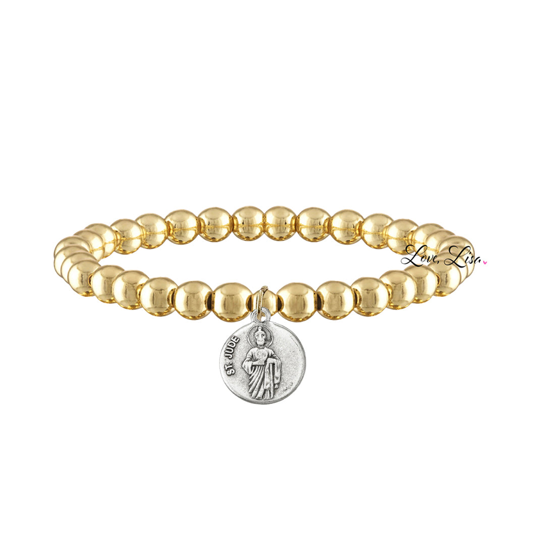 Love Lisa Anna Devoted Saints Bracelet St Jude Catholic jewelry

