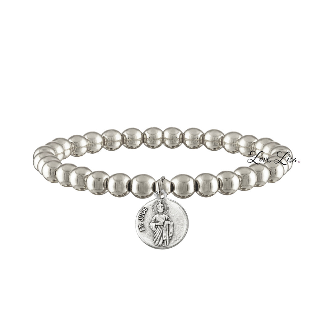 Love Lisa Anna Devoted Saints Bracelet St Jude Catholic jewelry

