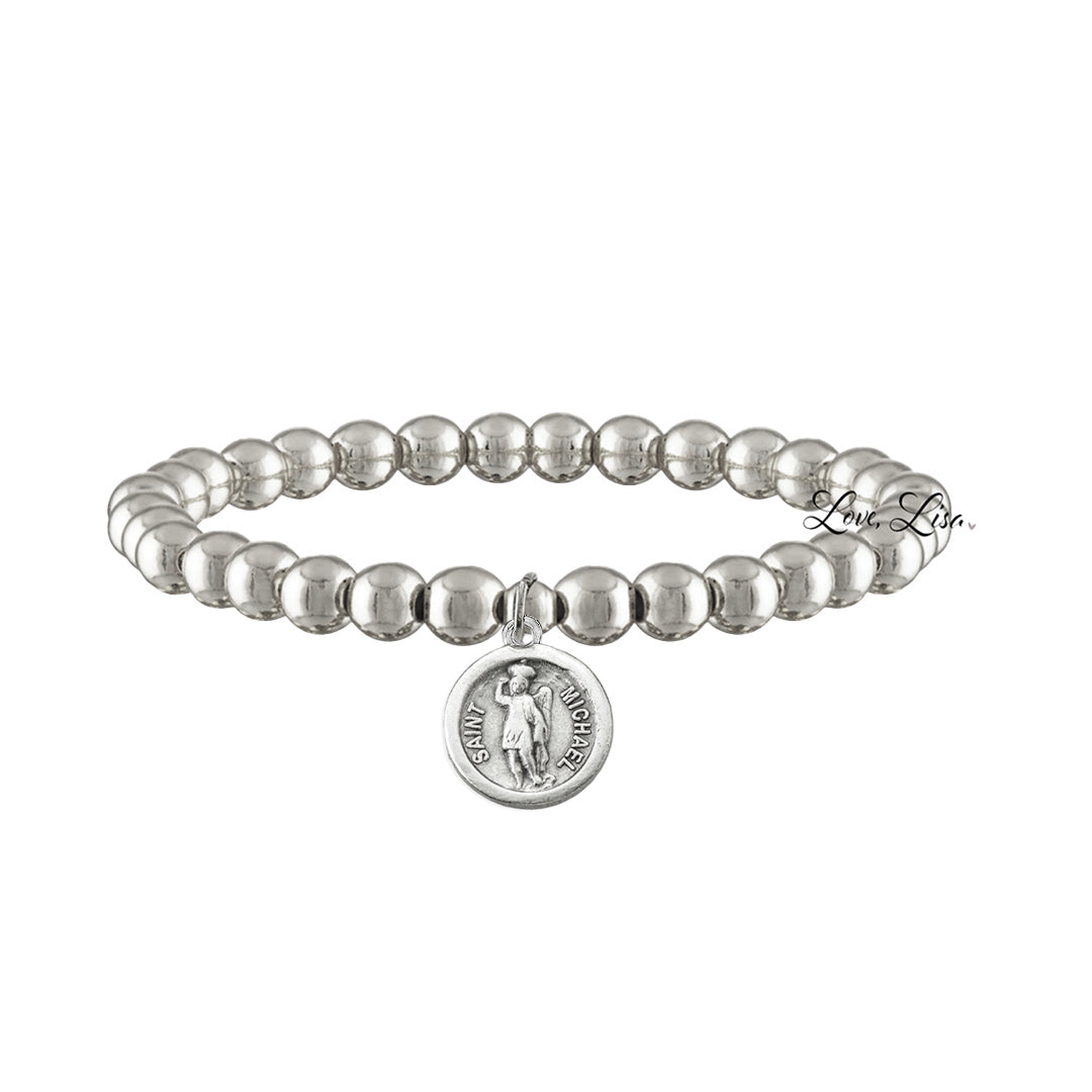 Love Lisa Anna Devoted Saints Bracelet St Michael saint bracelet

