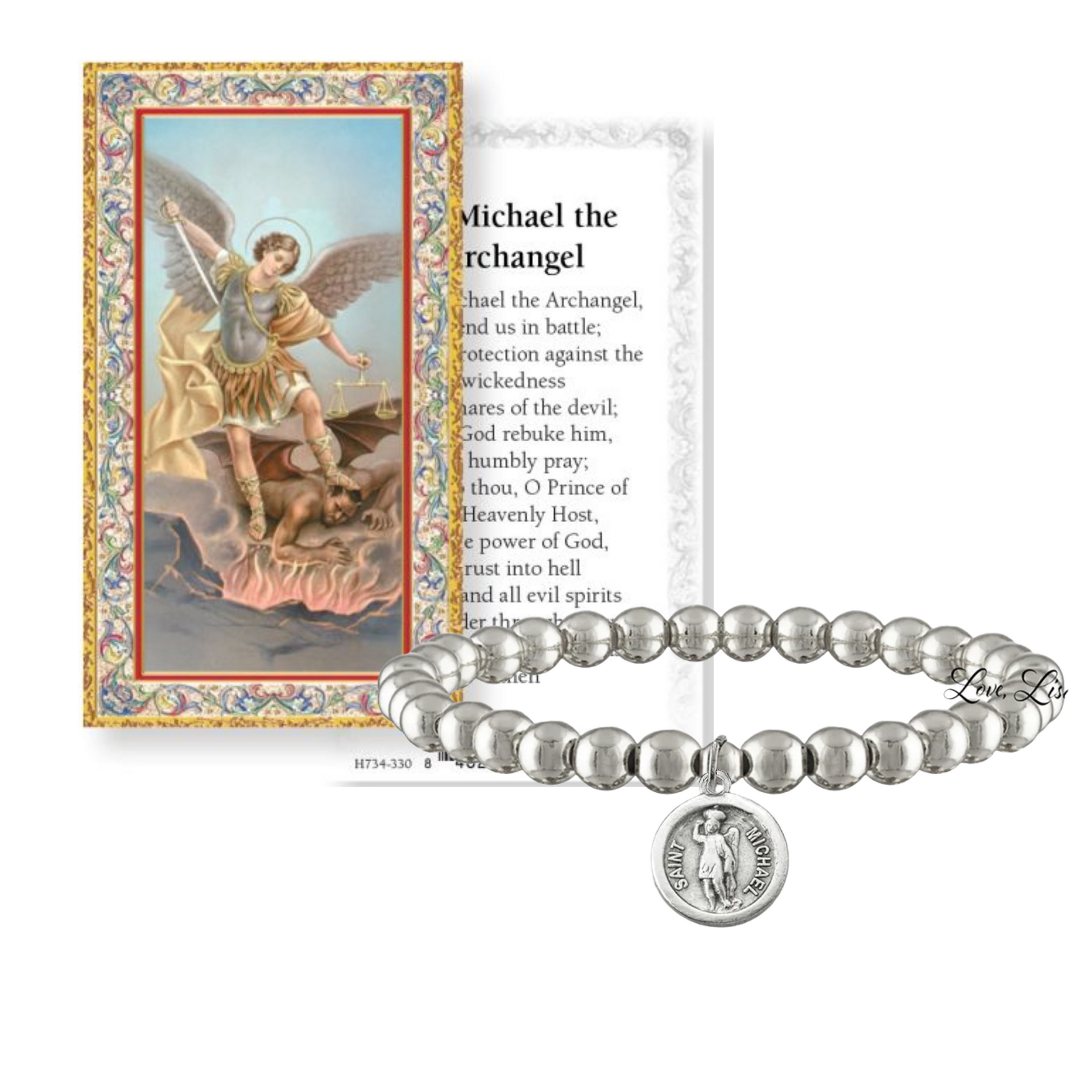 Love Lisa Anna Devoted Saints Bracelet St Michael saint bracelet