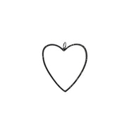 beautiful pave heart charm black diamond finish modern pendant love lisa