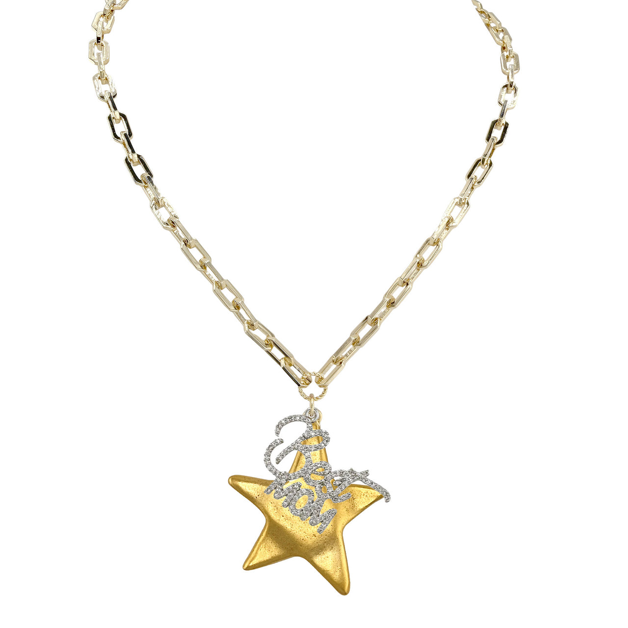Loved Mom Star Necklace Necklace