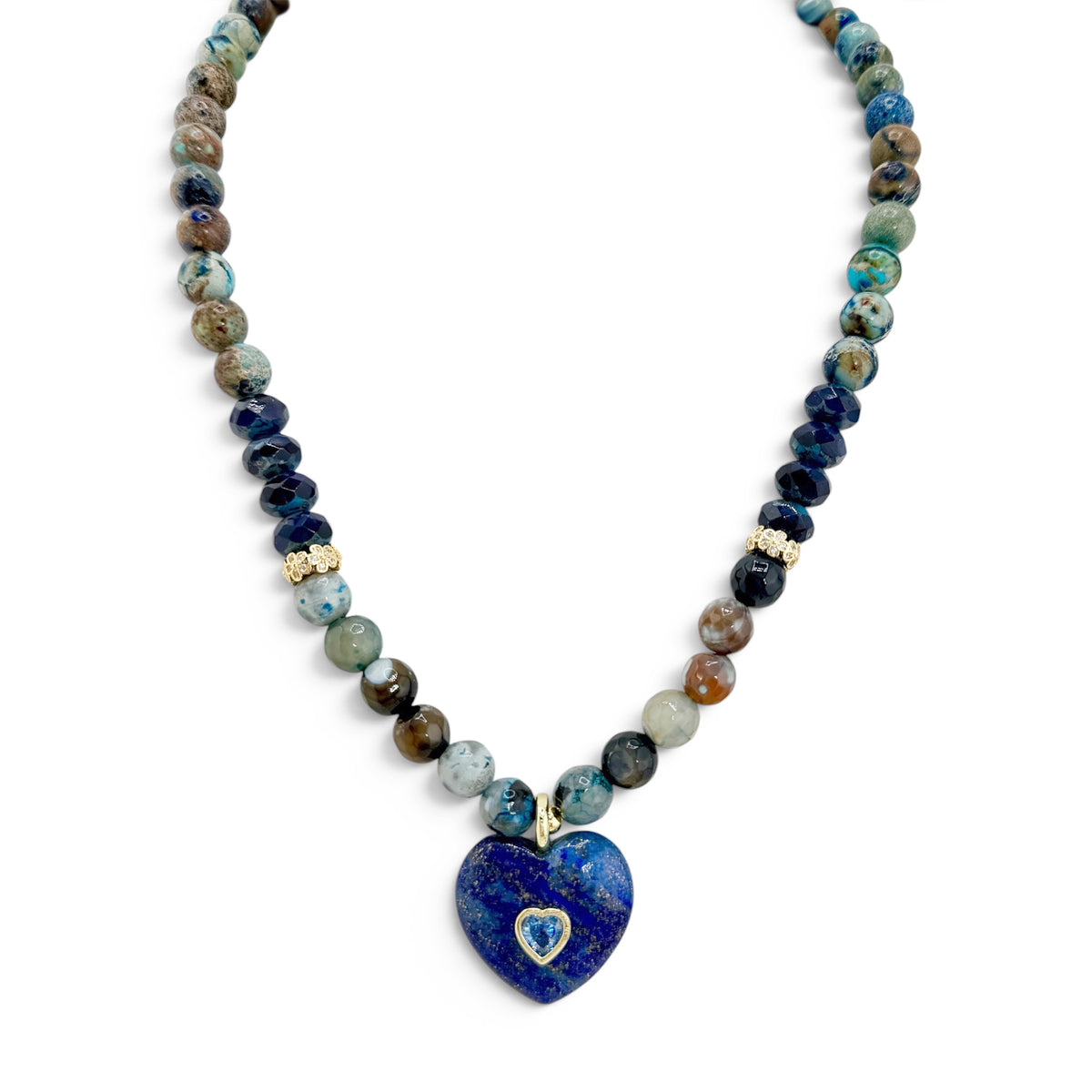 Heart of Mine Gemstone Beaded Necklace