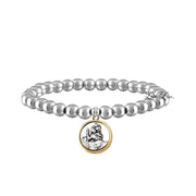 catholic medal saint beaded bracelet st christopher silver bracelet protection jewelry by love lisa