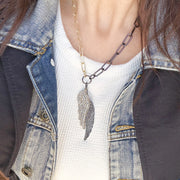 Love Lisa Celestial Angel Wings Necklace lifestyle view