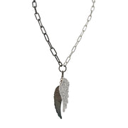 Love Lisa Celestial Angel Wings Necklace silver