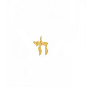 Love Lisa Chai to Life charm in gold with engraved evil eye Hamsa Star of David and heart symbols