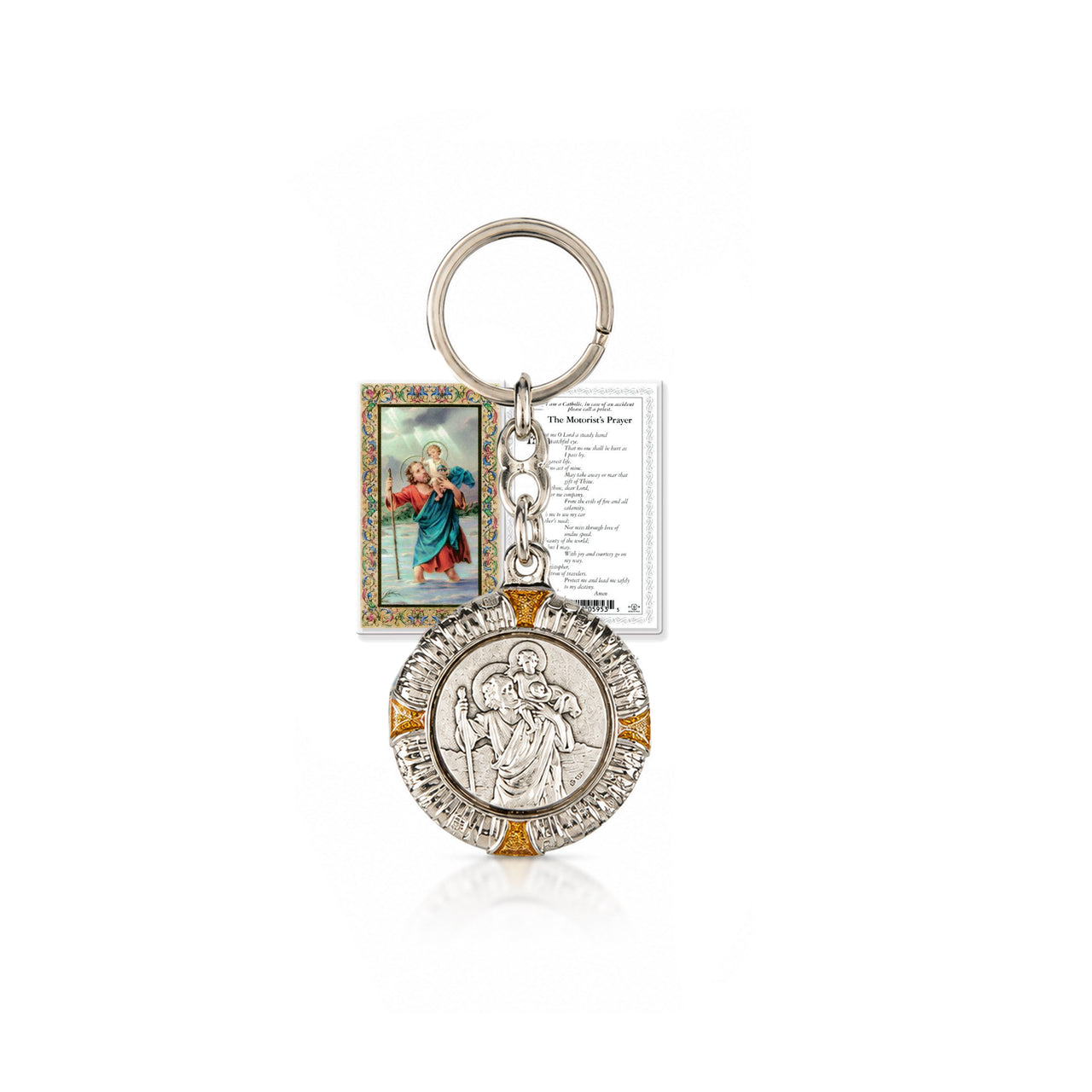 Always With You Saint Protection Keychain