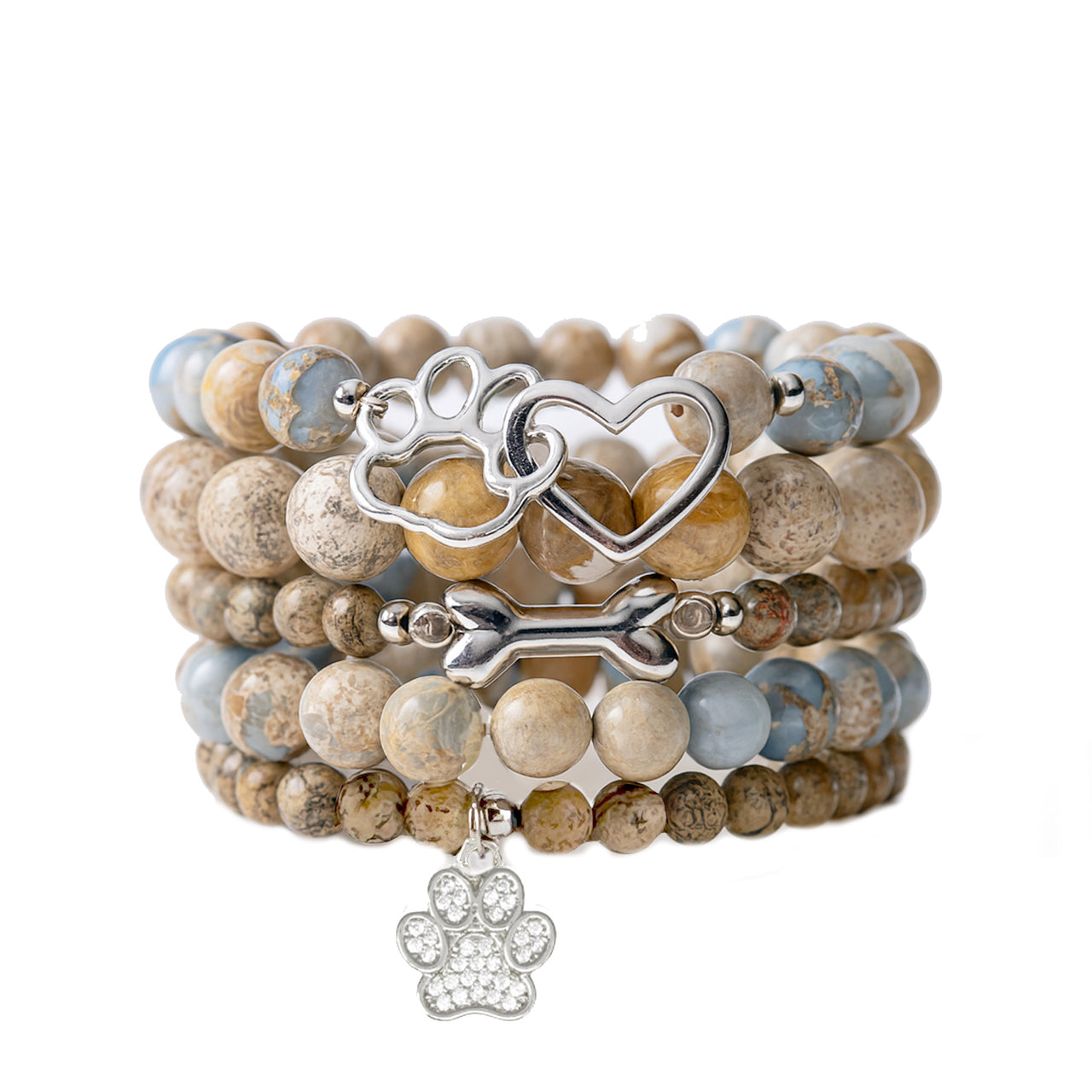 Marley Dog Lover Bracelet Stack