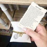 dont quit prayer card and bracelet love lisa