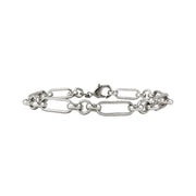 Love Lisa Elena Link Chain Bracelet silver clasp style