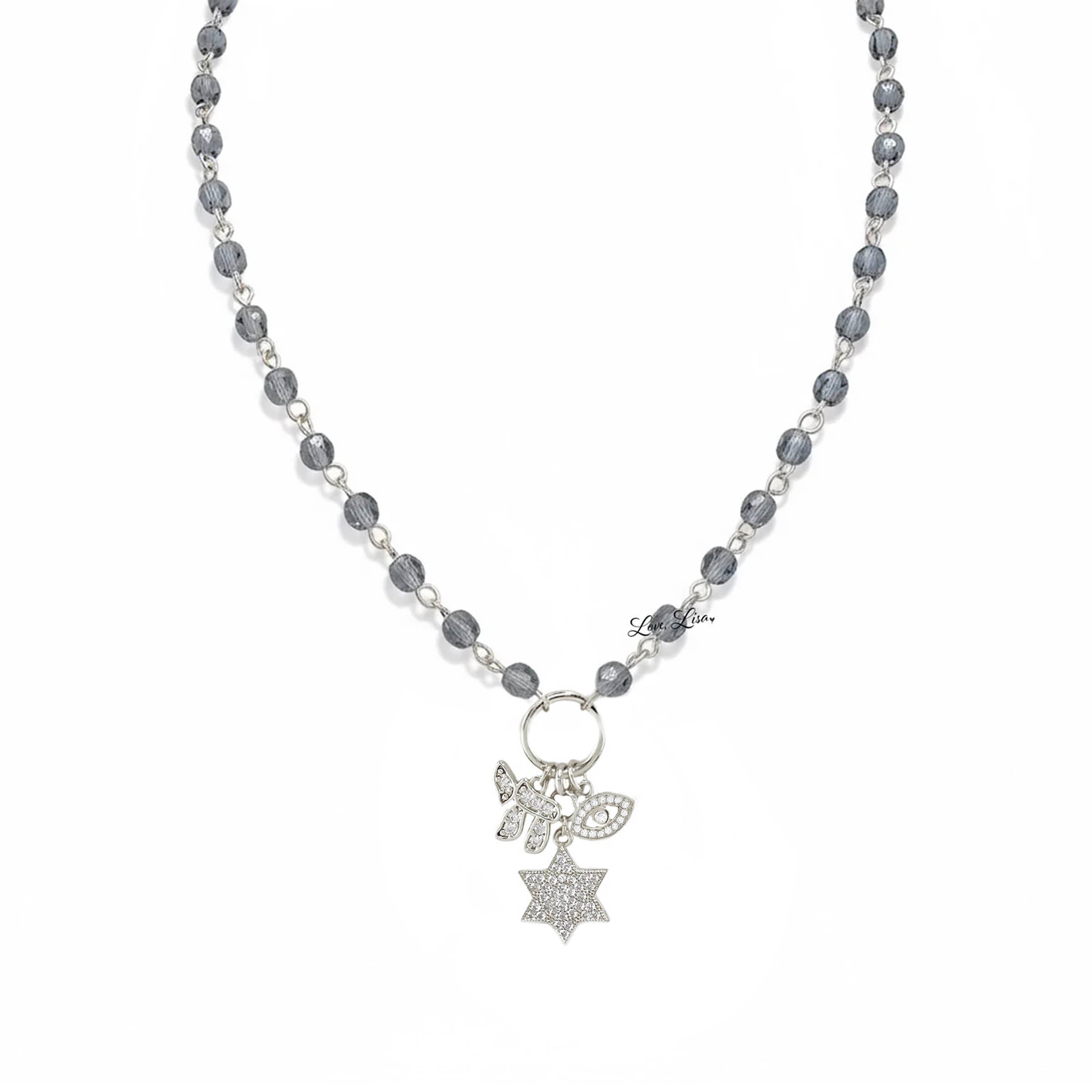 Eternal Chai Necklace | Jewish Faith & Protection Jewelry | Love Lisa
