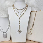 eternal glow necklace set in gold silver and gunmetal by love lisa

