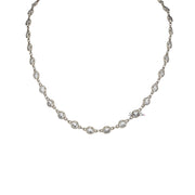 eternal glow diamond necklace silver by love lisa
