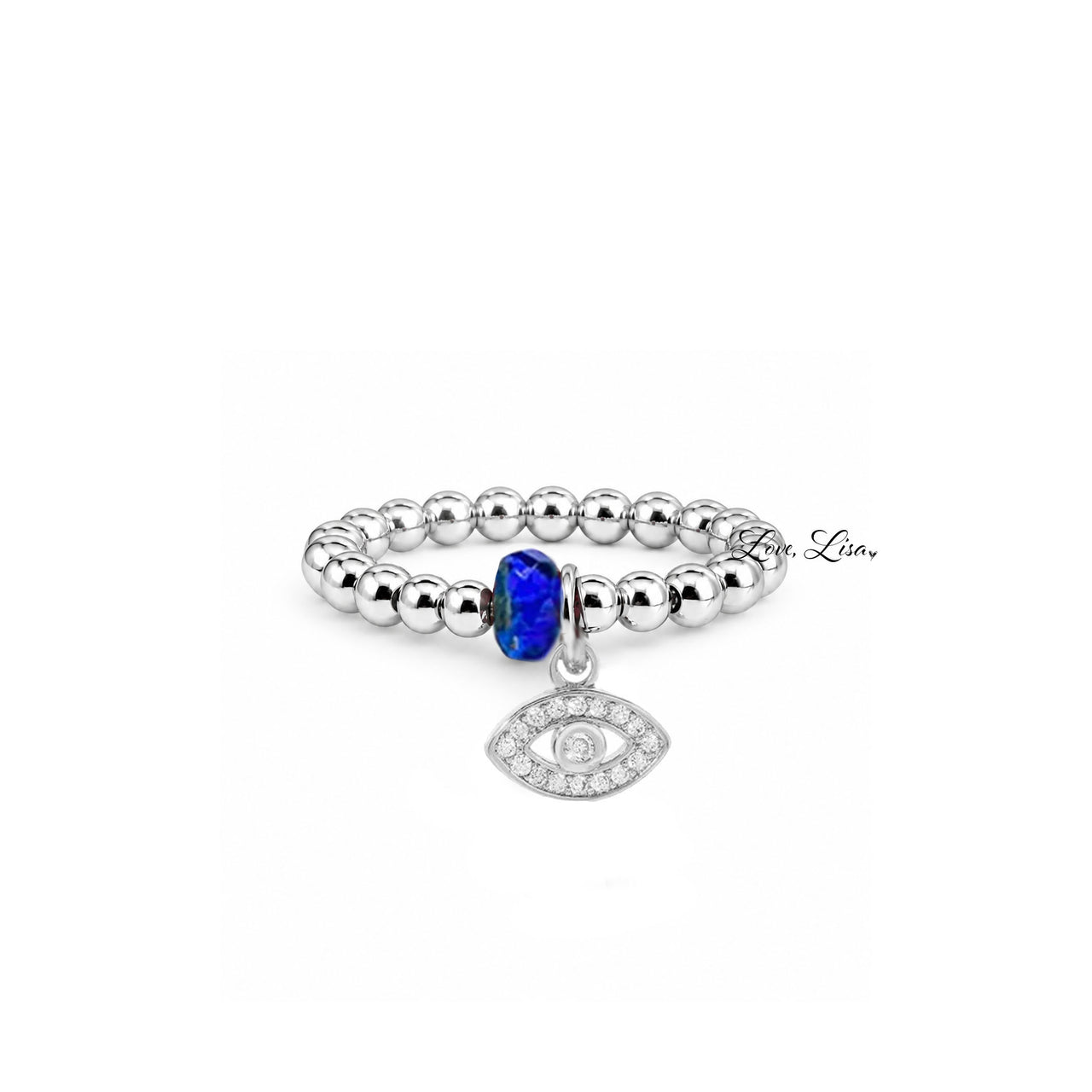 Serena Evil Eye Protection Stretch Ring