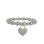 love lisa farah heart bracelet silver detail
