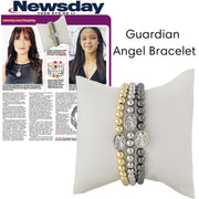 subliminal guardian angel stretch bracelet beaded stack love lisa featured in newsday