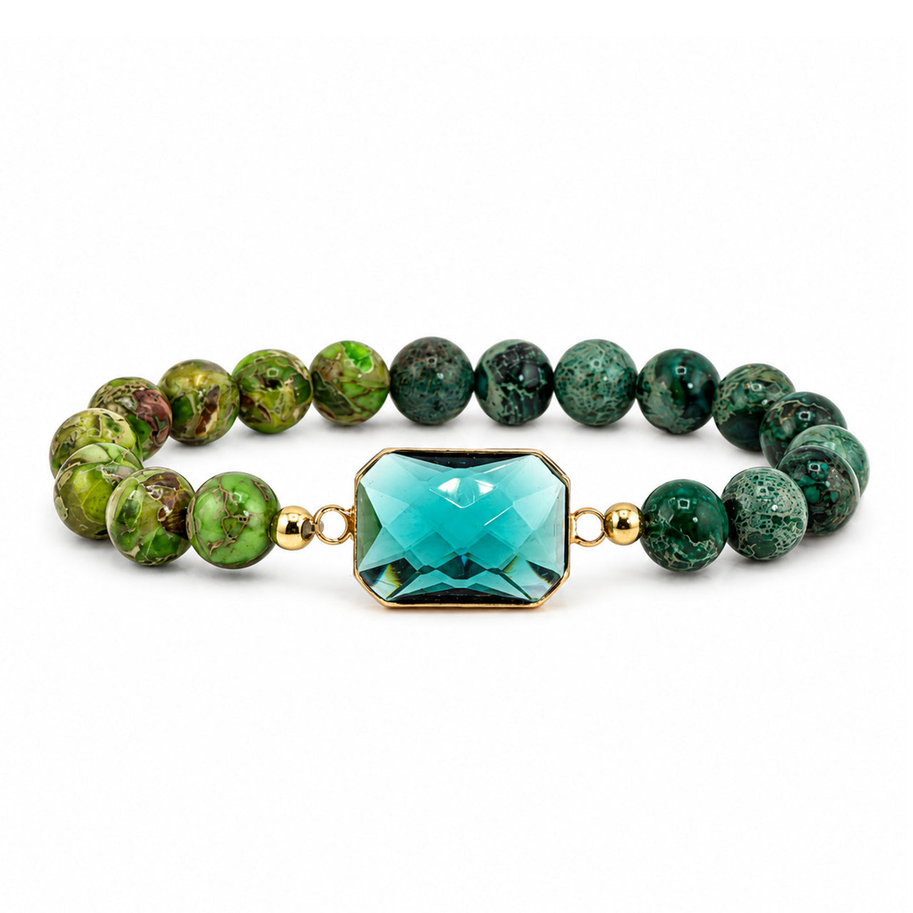 Bellissima Emerald Cut Gemstone Bracelet