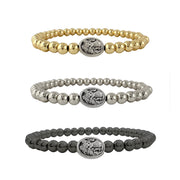 subliminal guardian angel stretch bracelet beaded stack 