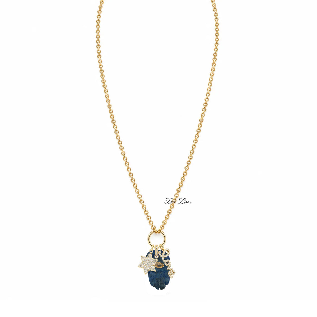 Amara Hamsa Love & Protection Charm Necklace