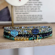 harper molly bow anklet display with multiple color options Love Lisa