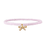misty rose harper molly bow anklet with gold bow charm Love Lisa