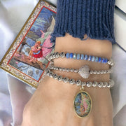 incredible guardian angel beaded bracelet worn on wrist faith jewelry love lisa