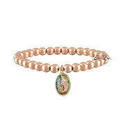 incredible guardian angel beaded bracelet rose gold version love lisa