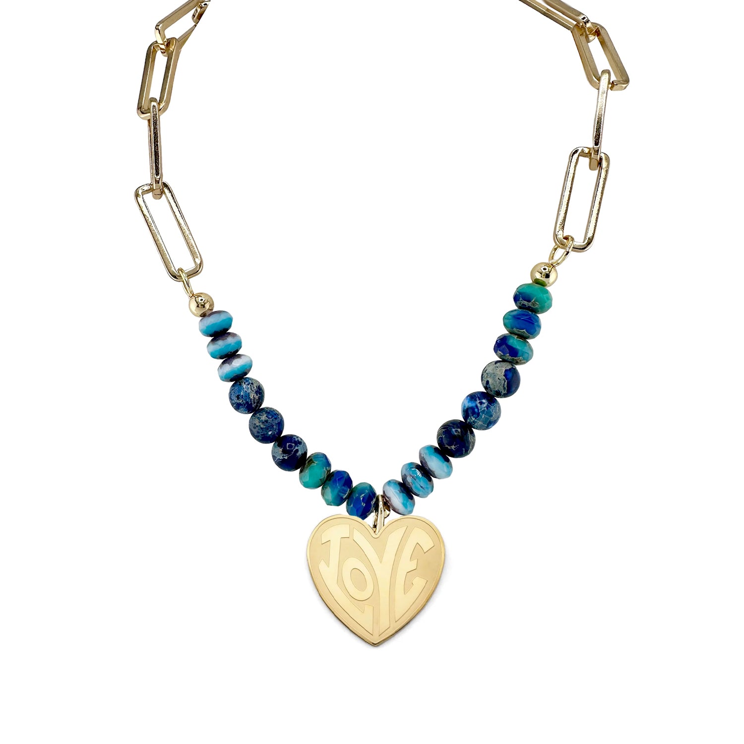 Love Lisa Jojo Love Necklace gold heart pendant