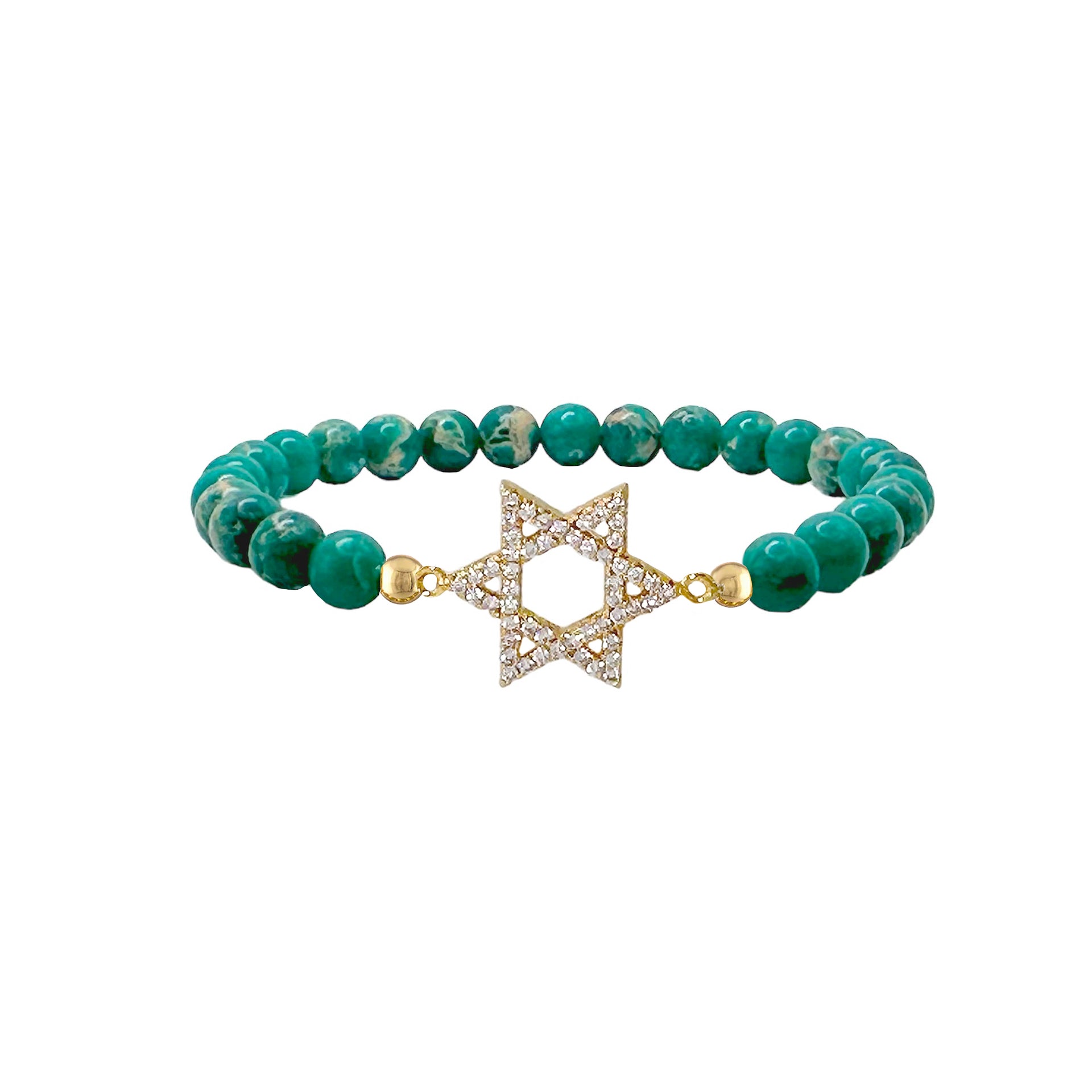 lani star of david bracelet green gemstone beaded bracelet love lisa