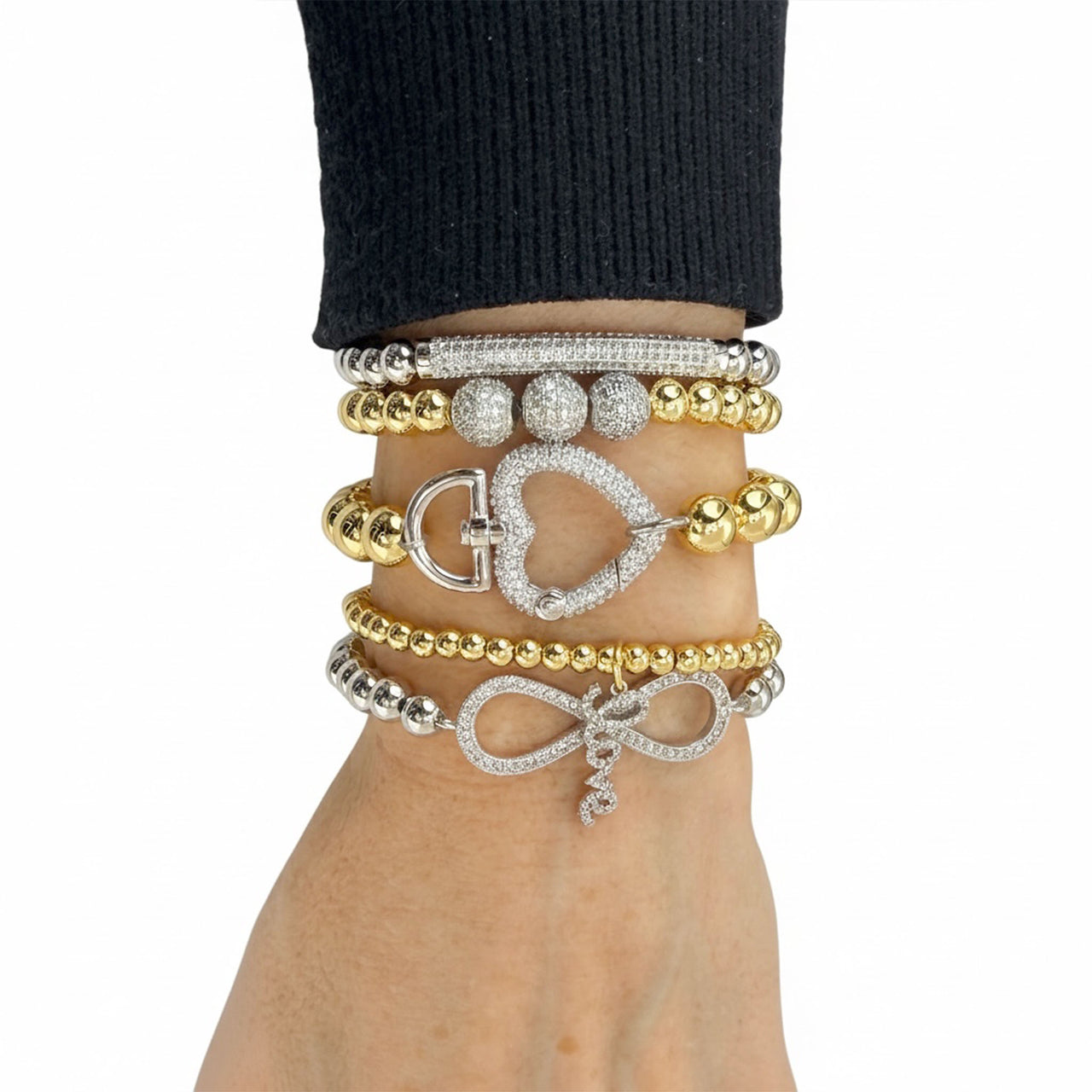 Infinity Love Bracelet Stack
