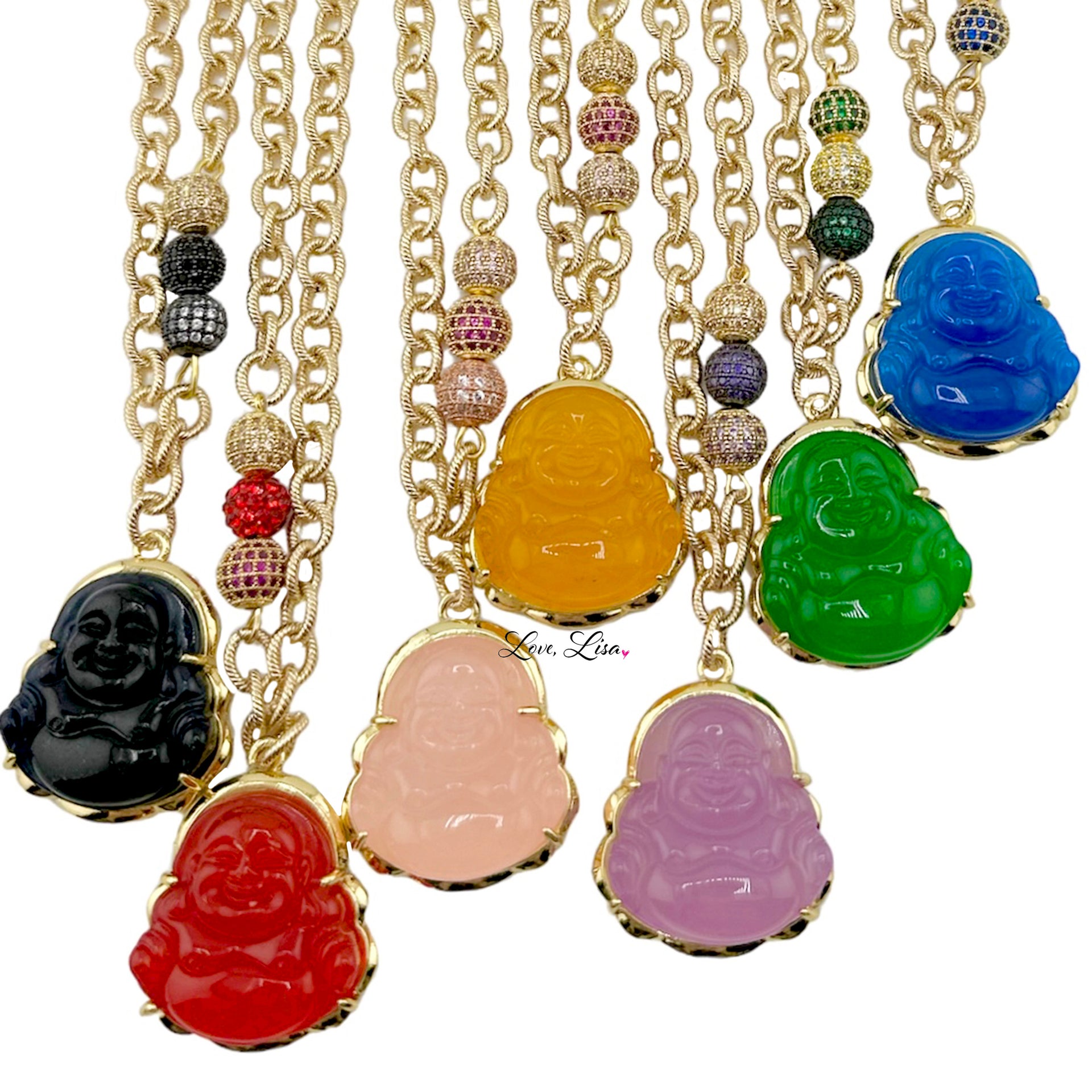 lumbini blessings buddha necklace color pendant love lisa