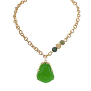 lumbini blessings buddha necklace green pendant love lisa