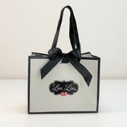 gift bag with ribbon