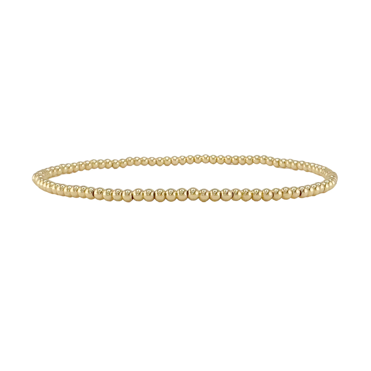 love lisa mary rockstar 3mm gold beaded ankle bracelet