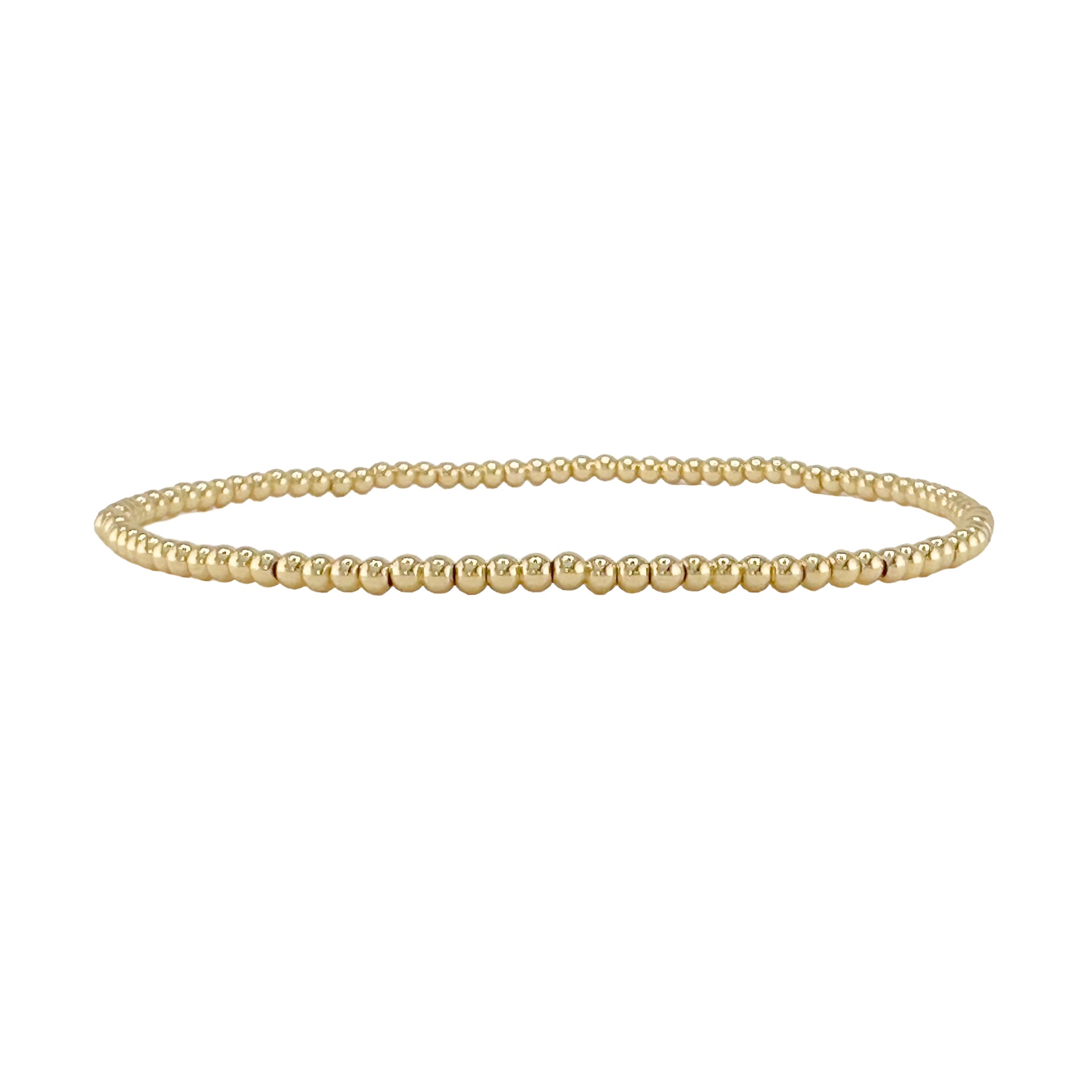 love lisa mary rockstar 3mm gold beaded ankle bracelet