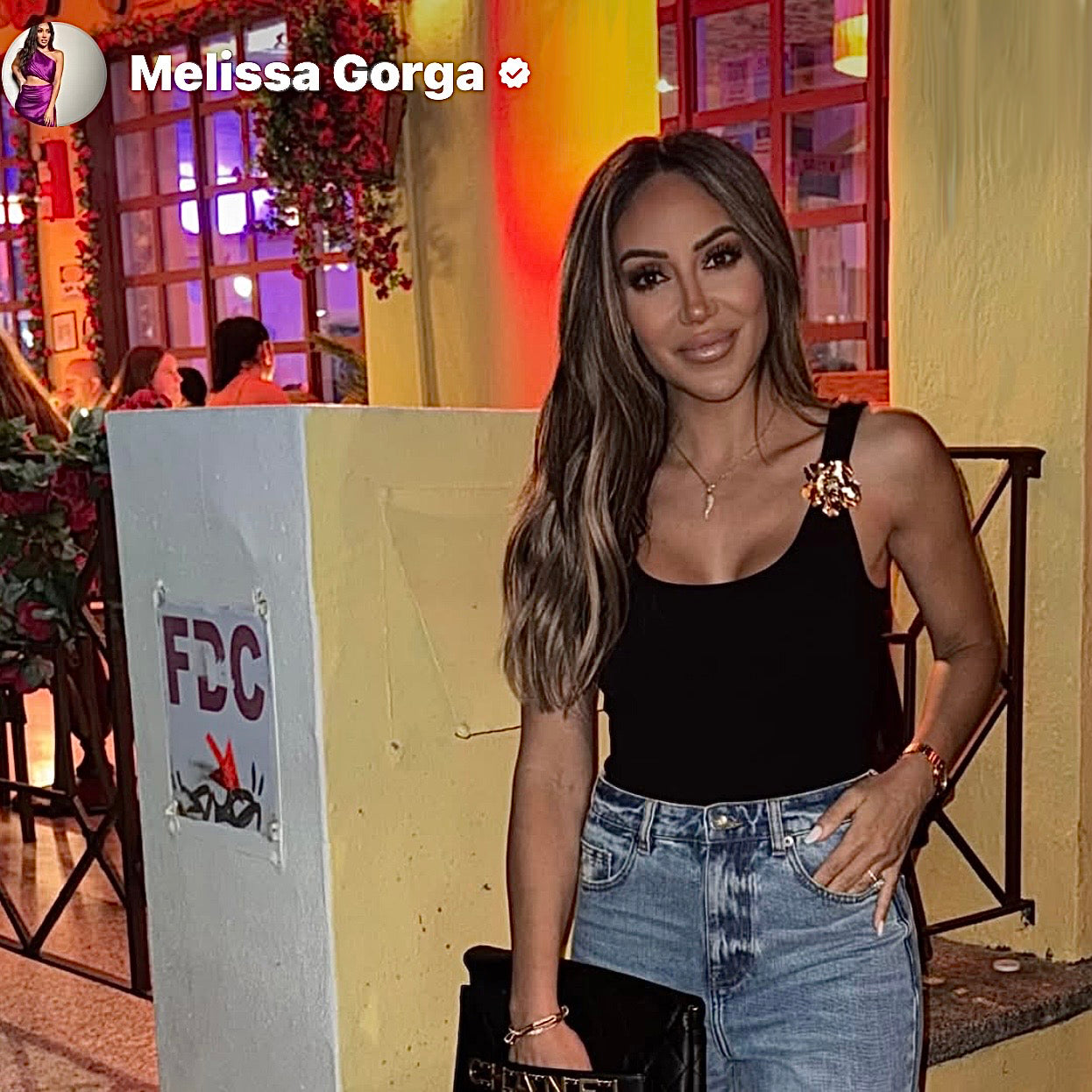 Gia Large Pave Italian Horn Necklace